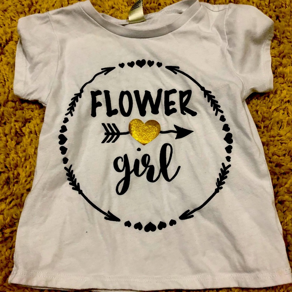 Flower girl shirt💗